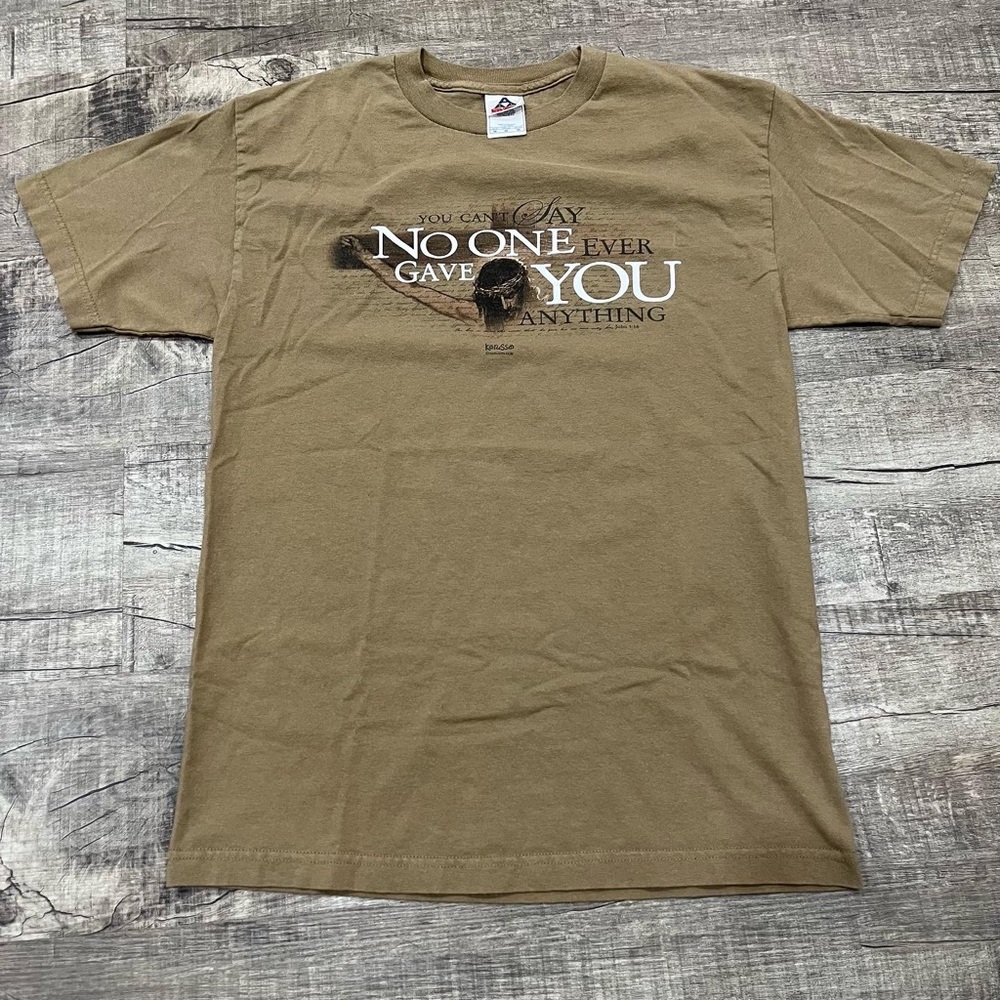Y2K religious Jesus tee
